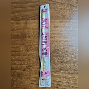 Set Of 4 Vtg Dbouble Pointed Size 1 Knitting Needles 7" Aluminum Made In USA